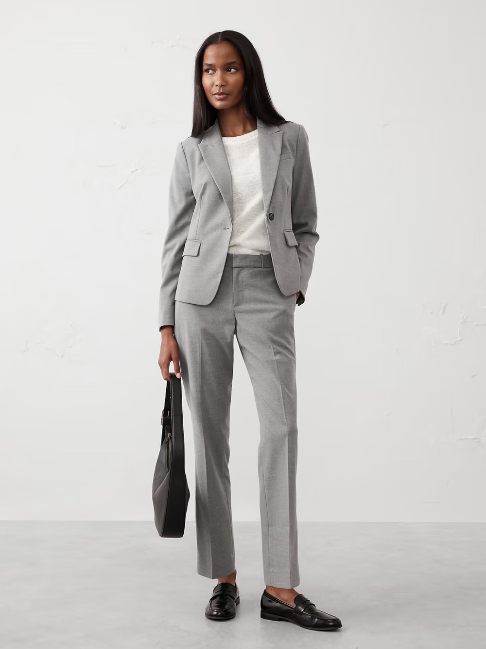 Banana Republic Factory Ryan Stretch Twill Pant in Gray size 12